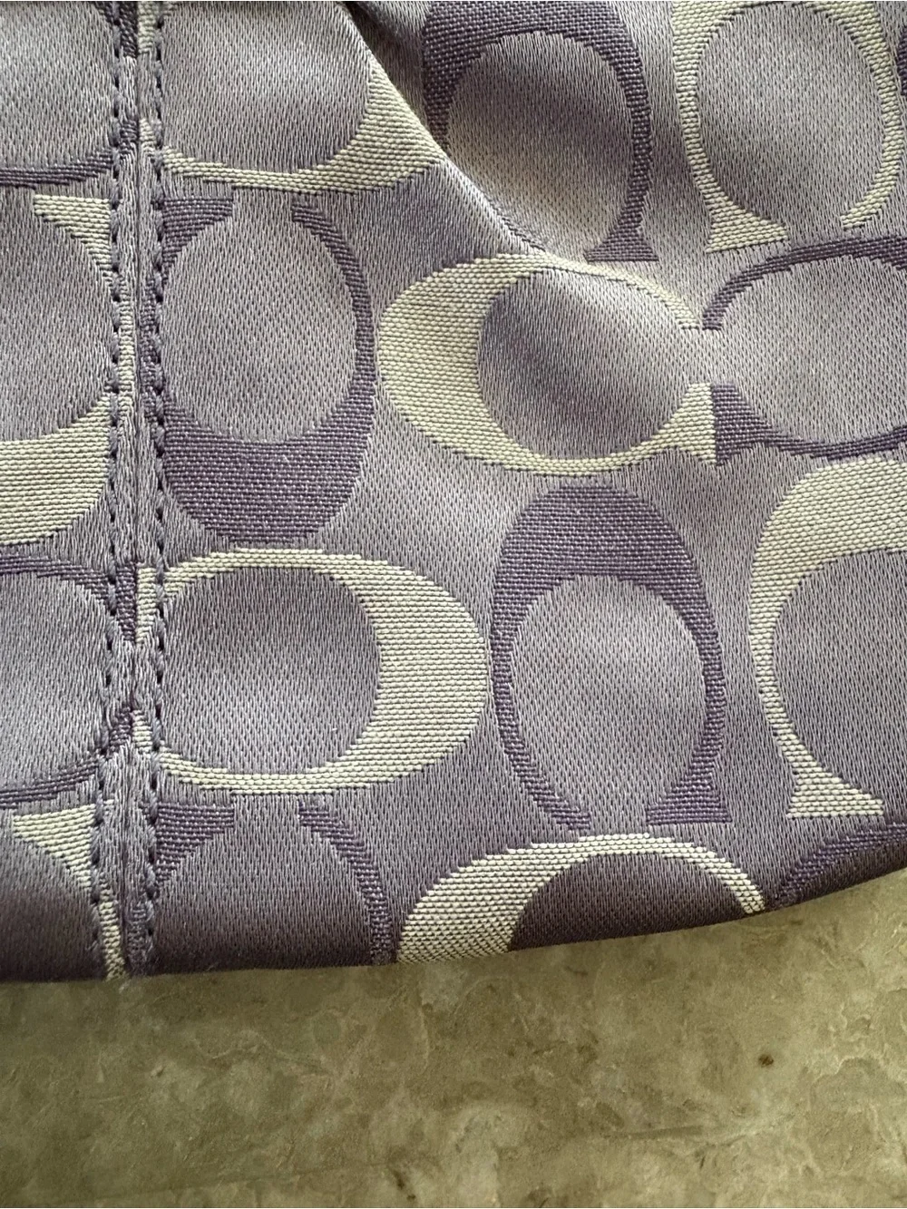 vintage coach purple wristlet y2k